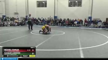 149 lbs Quarterfinal - Michael Conklin, The College Of New Jersey vs Marquis Larmond, College At Brockport