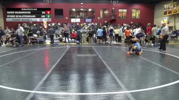 165 lbs Champ. Round 2 - Ryder Schlaterbrand, Lander vs David Washington, Brewton-Parker (GA)