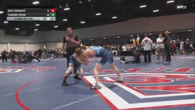 113 lbs Consi Of 8 #2 - Max Berman, FL vs Turner Ross, OK