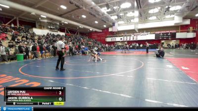 122 lbs Champ. Round 2 - Jason Gurrola, San Marin High School vs Jayden Mai, Mt. Eden High School