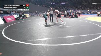 6A Boys 215 lbs Champ. Round 2 - Pedro Garcia Ruiz, Tigard Boys vs Lucas McCall-Petke, McDaniel Boys