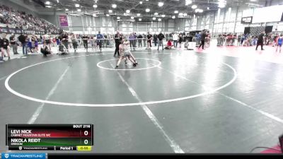 87 lbs Cons. Round 1 - Nikola Reidt, Oregon vs Levi Nick, Cabinet Mountain Elite WC