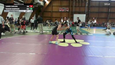 100 lbs Semifinal - James Darling, Fisheye vs Mason Sampson, Iron Faith