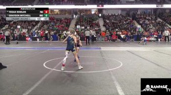 73 lbs Champ. Round 1 - Grayson Mitchell, Wichita Wrestling Club vs Tegan Shields, Phillipsburg Wrestling Club