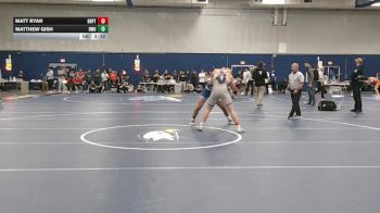 165 lbs 5th Place - Matt Ryan, Bridgeport vs Matthew Gish, Roger Williams