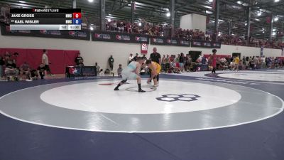 92 kg Champ. Rd Of 64 - Jake Gross, MontCo Wrestling Club vs Kael Wisler, Michigan Wrestling Club