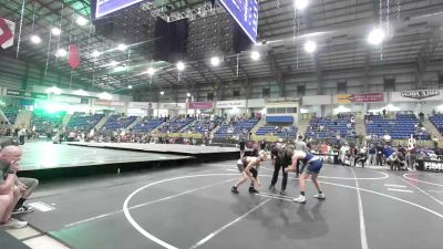140 lbs Semifinal - Luca Man, Windsor Middle School vs Corbyn Dare, Severance Middle School