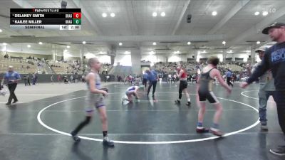 125 lbs Semifinal - Kailee Miller, Higher Calling Wrestling vs Delaney Smith, Maryville Wrestling