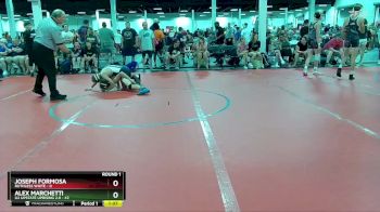 105 lbs Round 1 (6 Team) - Alex Marchetti, U2 Upstate Uprising 2.0 vs Joseph Formosa, Ruthless White