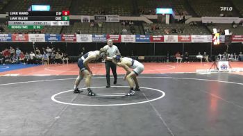 165 lbs Placement (16 Team) - Luke Ward, St. Augustine Prep vs Liam Eller, Corner Canyon
