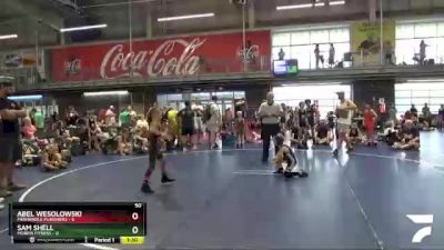 50 lbs Placement Matches (8 Team) - Sam Shell, Morris Fitness vs Abel Wesolowski, Panhandle Punishers