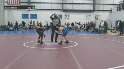 125 lbs Round 1 (4 Team) - Chase Brown, ROUNDTREE WRESTLING ACADEMY vs Dominic Sanchez, FIGHT CHURCH WRESTLING CLUB