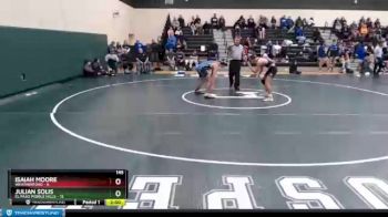 145 lbs 2nd Wrestleback (16 Team) - Julian Solis, El Paso Pebble Hills vs Isaiah Moore, Weatherford