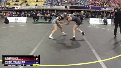 110 lbs Placement (4 Team) - Andrea Karagiannis, Missouri Baptist University vs Alexis Miller, Oklahoma City University