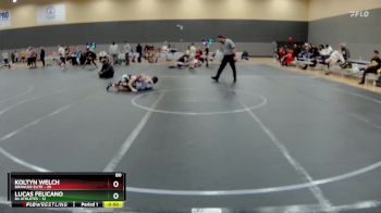 80 lbs Round 4 (10 Team) - Lucas Felicano, 84 Athletes vs Koltyn Welch, Brawler Elite