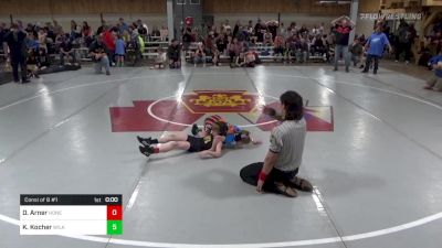 Consi Of 8 #1 - Deacon Arner, Honeoye vs Kaleb Kocher, Wilkes-Barre