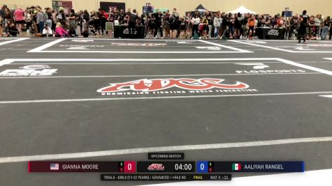 Gianna Moore vs Aaliyah Rangel 2025 ADCC Orlando Open/Youth Trials