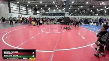 65 lbs Champ. Round 1 - Reider Puckett, VB Fighthouse vs Grayson Jacob, Great Bridge Wrestling Club