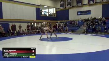 149 lbs Semis & Wb (16 Team) - Jack Napeloni, Williams College vs Kyle Merritt, Norwich