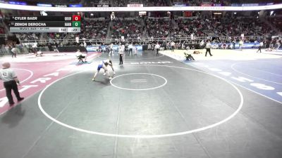 II-144 lbs Cons. Round 4 - Cyler Baer, Gouverneur vs Zenon Derocha, Hannibal