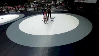 100 lbs Zariah Padilla, SCVWA - Santa Clara Valley Wrestling Association vs Willow Martinez, OCWA - Orange County Wrestling Association