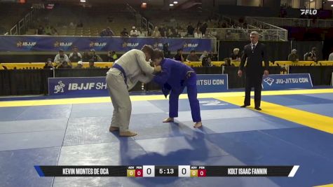 Kevin Montes De Oca vs Kolt Isaac Fannin 2026 Pan Jiu Jitsu IBJJF Championship