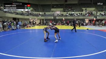 90 lbs Cons. Round 3 - Jase Lesetmoe, Pursuit Wrestling Minnesota vs Bennett Davis, Anoka Youth Wrestling
