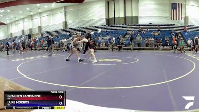 100 lbs Cons. Semi - Braedyn Tammarine, OH vs Luke Mokros, OH