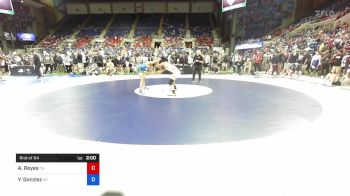 170 lbs Rnd Of 64 - Adrien Reyes, California vs Yassael Gonzlez, Arizona