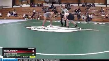 184 lbs Semifinal - Devin Winston, North Idaho College vs Landen Chung, Umpqua Community College