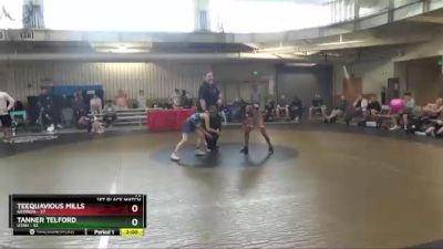 77 lbs Placement Matches (16 Team) - Teequavious Mills, Georgia vs Tanner Telford, Utah
