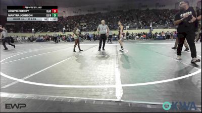 125 lbs Round Of 16 - Joslyn Cheney, Blackwell Wrestling Club vs MaKyra Johnson, D3 Wrestling Cluib