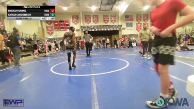 110 lbs Semifinal - Tucker Goins, Pocola Youth Wrestling vs Kyran Anderson, Fort Gibson Youth Wrestling