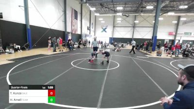 69 lbs Quarterfinal - Taetem Kunze, Salem Elite Mat Club vs Hunter Amell, Team Aggression