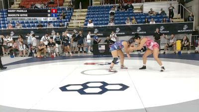 155 lbs Cons. Rd Of 64 - Daisy Padilla, Colorado vs Madilyn Gitke, Colorado