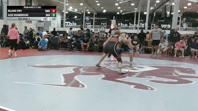 162 lbs Rr Rnd 1 - Blake Fry, TNWC Silver Fox - HSC vs Ace Dunbrook, Journeymen Black - HSC