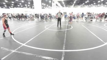 100 lbs Quarterfinal - Carter Goodwin, McKinleyville Panthers vs Aaliyah Tapia, Kalispell WC