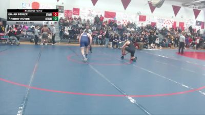 215 lbs Champ. Round 1 - Henry Hovde, North Thurston vs Isaiah Peirce, Steilacoom