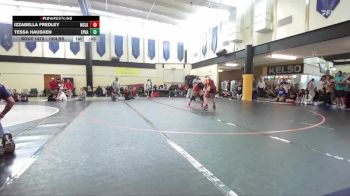 190lbs Cons. Round 4 - Tessa Hausken, Ephrata (Girls) vs Izzabella Fredley, Moses Lake (Girls)