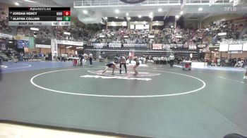 115 lbs Cons. Round 2 - Alayna Collins, Cherryvale Hs vs Jordan Hency, Humbolt Hs