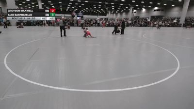 84 lbs Champ. Rd Of 32 - Greyson Maxwell, Hawkeye Wrestling Academy vs Audi Sanfratello, Sarbacker Wrestling Academy