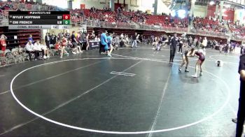 95 lbs Cons. Round 5 - Emi French, Norfolk Jr Wrestling vs Myley Hoffman, NCYAC