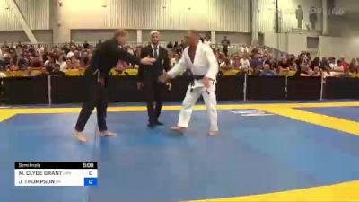 MATTHEW CLYDE GRANT vs JOSEPH THOMPSON 2022 World Master IBJJF Jiu-Jitsu Championship