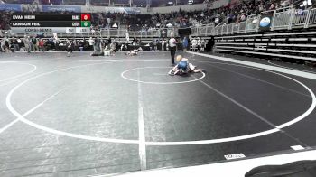 100 lbs Consolation - Evan Heim, Rams WC vs Lawson Feil, Cougar WC
