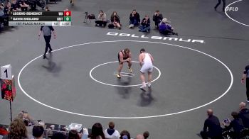 1st Place Match - Legend Benedict, Winner vs Gavin Englund, Groton Area