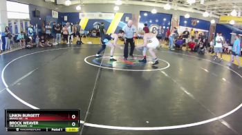 157 lbs Round 2 (8 Team) - Linkin Burgett, Braves WC vs Brock Weaver, The Outsiders