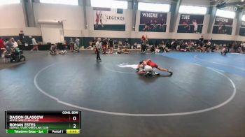 113 lbs Cons. Semi - Roman Estes, Coppell Stars Wrestling Club vs Daison Glasgow, Amped Wrestling Club