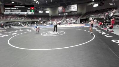 125 lbs 1st Place Match - Dayson Torgerson, Unattached vs Isaiah Sisneros, Colorado Mesa University