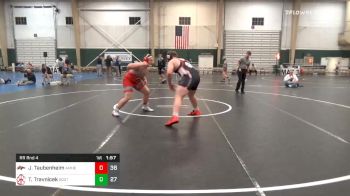 285 lbs Prelims - Jaxon Taubenheim, Amherst High School vs Trayton Travnicek, Scottsbluff High School