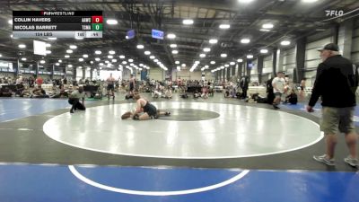 154 lbs Rr Rnd 2 - Collin Havers, All-American Wrestling Club MS vs Nicolas Barrett, Terps Xtreme MS